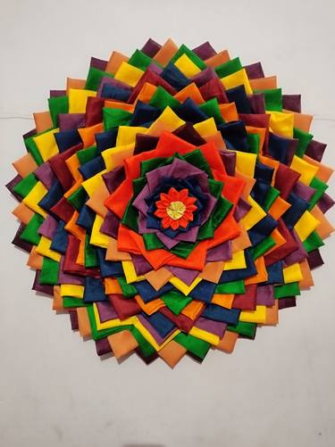 Original Art Deco Floral Installation by Bhoomika Vishwakarma