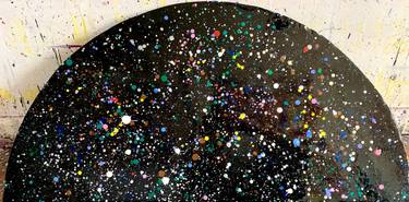 Original Abstract Outer Space Paintings by Todd Monaghan
