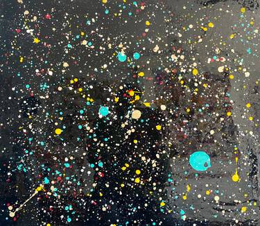 Original Conceptual Outer Space Paintings by Todd Monaghan