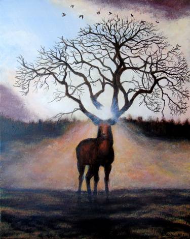 Original Realism Animal Paintings by Blaesius Claude