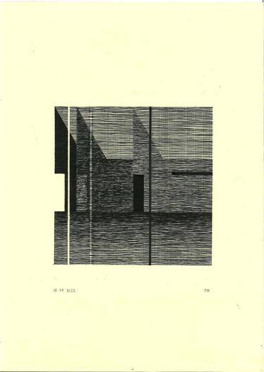 Original Abstract Architecture Drawings by Giorgios Papaevangeliou