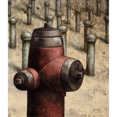 Original Figurative Architecture Painting by Nicolas De La Hoz