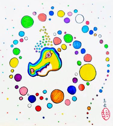 Original Pop Art Light Paintings by Masahiro Kuniyoshi