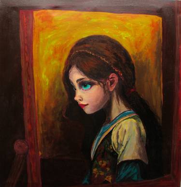 Original Abstract Classical Mythology Paintings by Alam Zeb