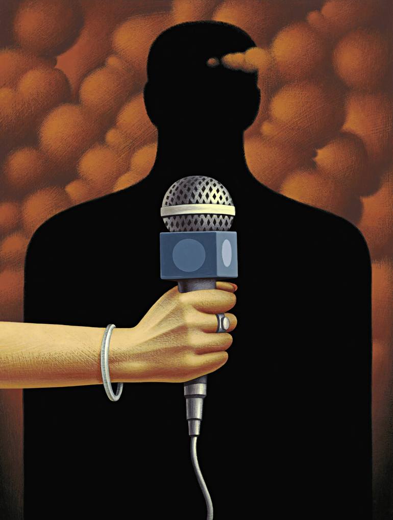 Print of Figurative Politics Paintings by Nik Ad