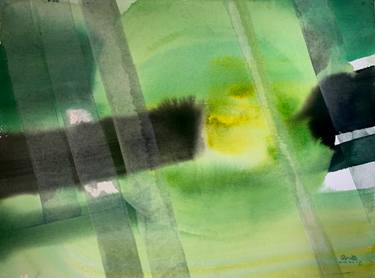Original Abstract Paintings by Hongfeng Guo