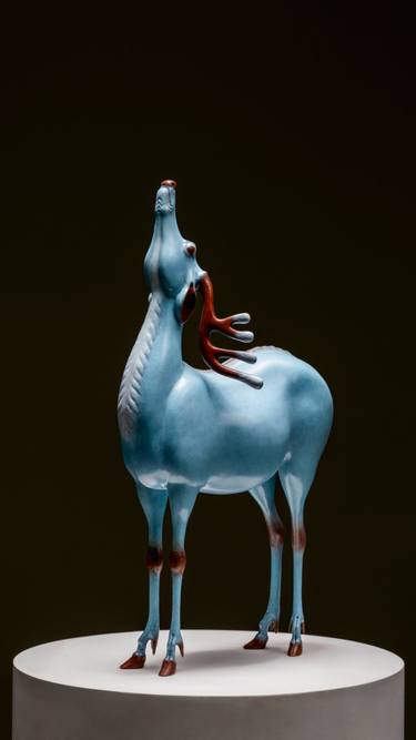 Original Classicism Animal Sculpture by Zhang Youzhi