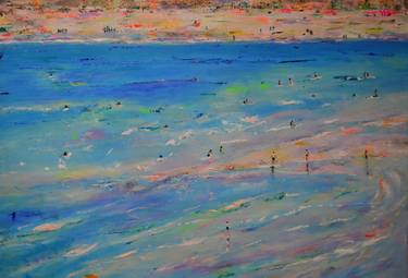 Original Expressionism Beach Paintings by Tanja Vetter