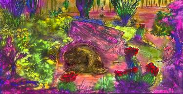 Original Contemporary Animal Mixed Media by Stefan Sanford