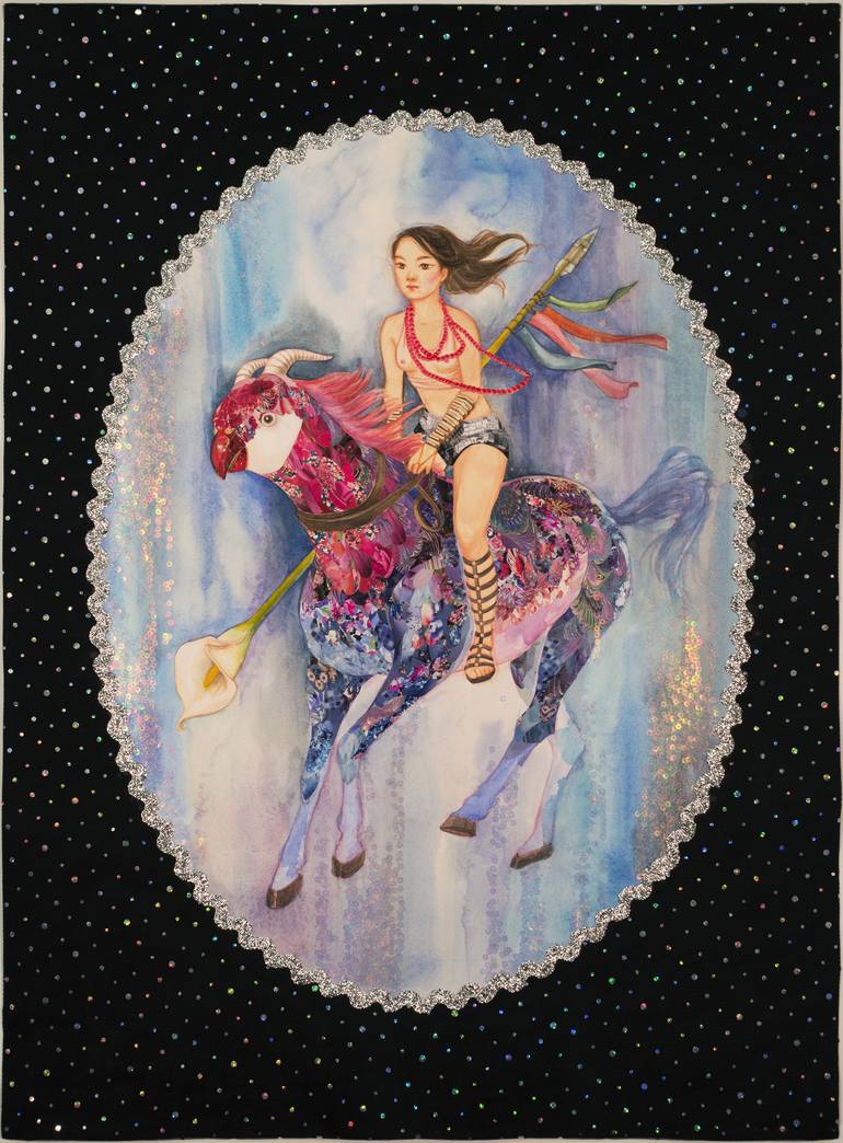 Original Figurative Fantasy Paintings by Suyeon Na