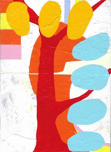 Original Abstract Children Paintings by Fred Michiels