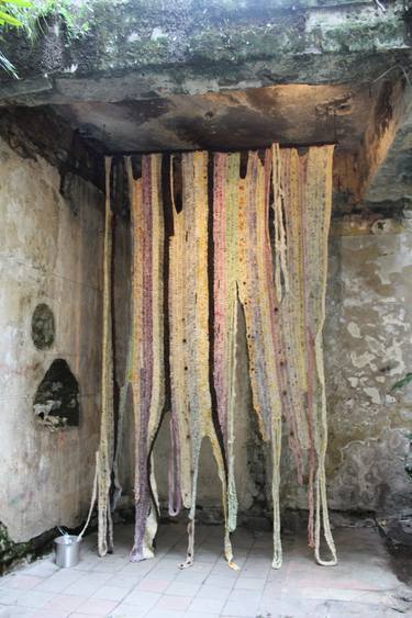 Original Abstract Nature Installation by Liz Pitta