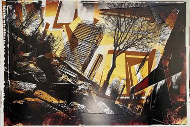 Original Contemporary Architecture Collage by François Pomepui   Kuter
