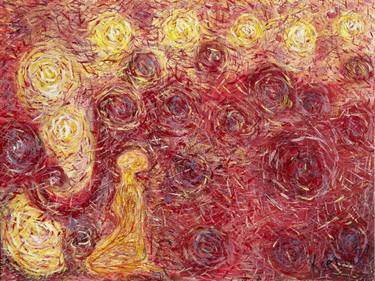 Original Abstract Expressionism Light Paintings by Kseniia Stafeeva