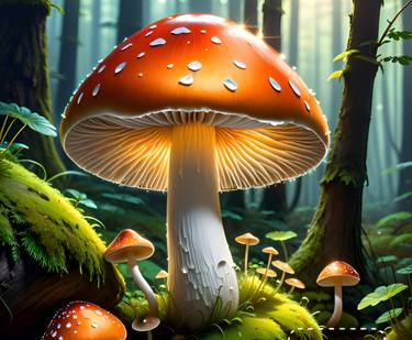 Original Digital Art Garden Digital by Taofeek Bello