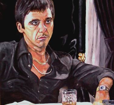 Original Portraiture Pop Culture/Celebrity Painting by Paul Sabine