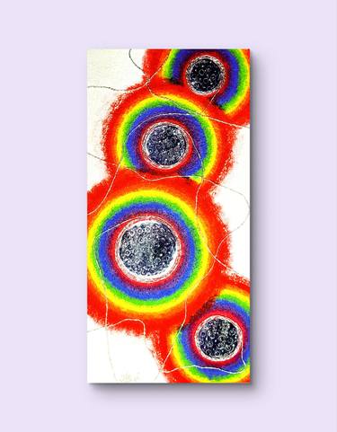 Original Contemporary Abstract Mixed Media by Zhanna Kravtsova