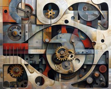 Original Algorithmic Geometric Digital by Jiemeng Li Collective