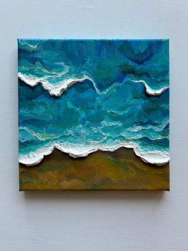 Original Abstract Seascape Paintings by Katarina Deviatkina