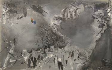 Original Abstract Expressionism Abstract Paintings by Paolo Toscani