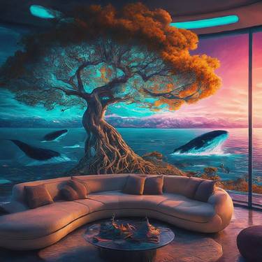 Original Futurism Architecture Digital by Joanna Jachimczyk