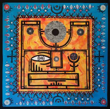 Original Abstract Language Painting by IlgıN Tanay