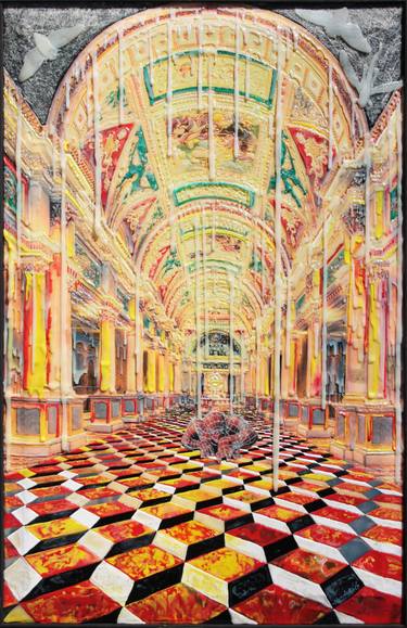 Original Pop Art Outer Space Paintings by Tommy Bonicelli
