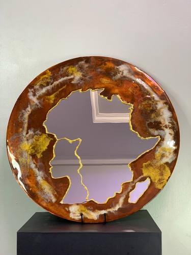 Original Art Deco Light Sculpture by Lavora Omolola