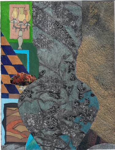 Original Abstract Expressionism Home Mixed Media by Amira Behbehani