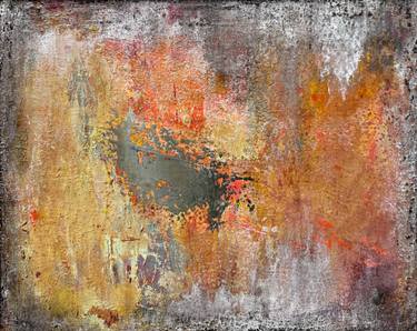 Original Abstract Expressionism Abstract Painting by Viki Smoliar