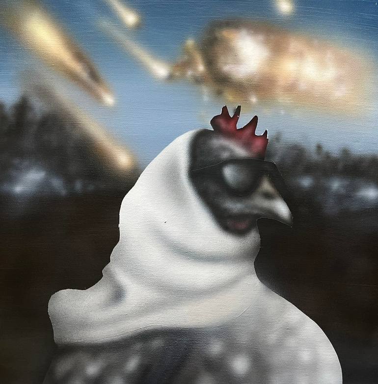 Original Conceptual Animal Paintings by Gabriela GenčÚrová