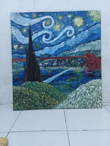 Original Expressionism Fantasy Paintings by Usmo Ismail