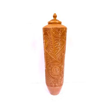 Original Symbolism Patterns Sculpture by David Adane