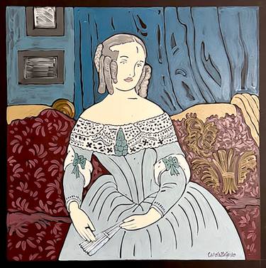 Original Classicism People Paintings by Carole Bolger