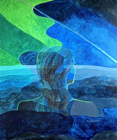 Original Abstract Fantasy Paintings by Elizaveta Vorobeva