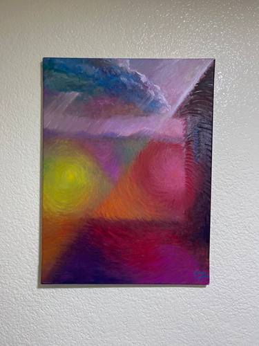 Original Color Field Painting Abstract Painting by René Vignola