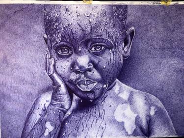 Original Abstract Children Drawings by Clinton Gabriel