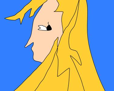 Print of Abstract Women Digital by Eun Seo