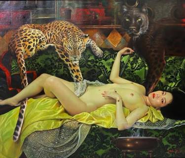 Original Classicism Nude Paintings by Nepjune Ingkhapat Chatchinwararat