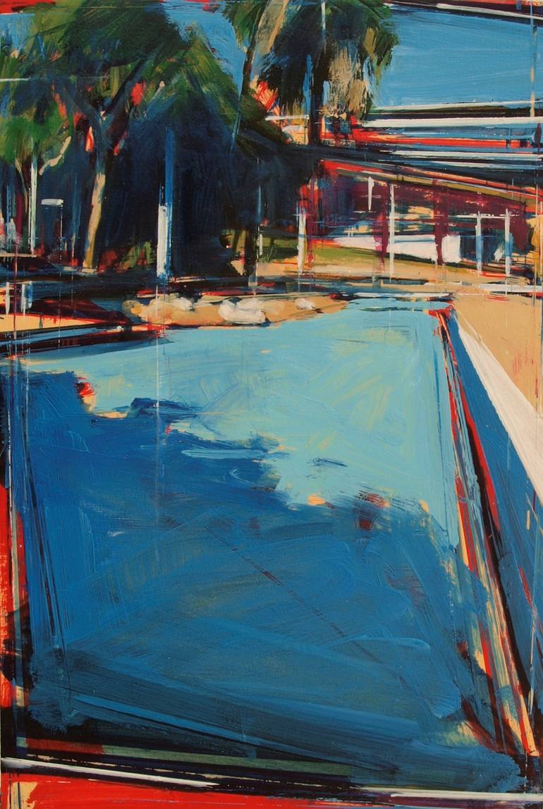 Original Abstract Landscape Paintings by Tom Voyce
