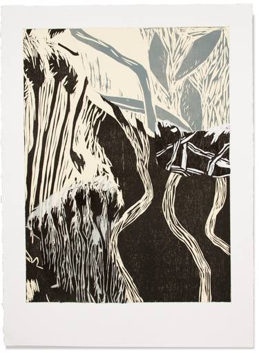 Original Abstract Expressionism Abstract Printmaking by Michael Rich