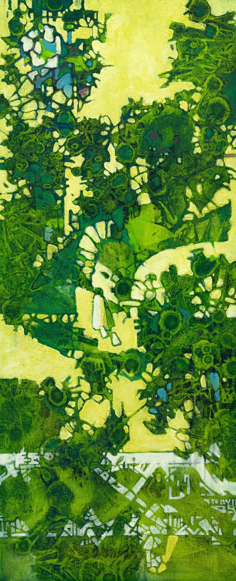 Print of Abstract Expressionism Landscape Paintings by Nina Hamurari