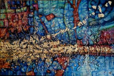 Original Painterly Abstraction Abstract Mixed Media by Liliana Gomez
