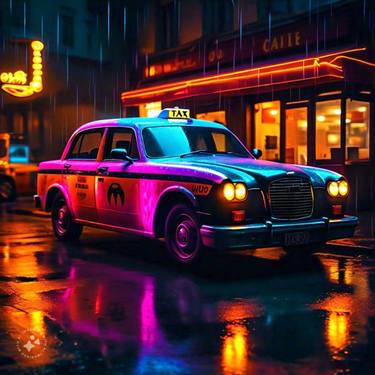 Print of Artificial Intelligence Car Digital by Jessica Ivy