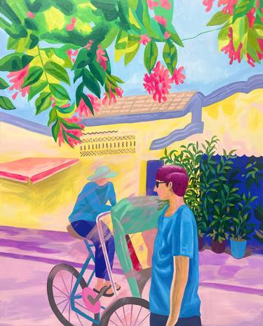 Original Symbolism Botanic Painting by Cheongah Park