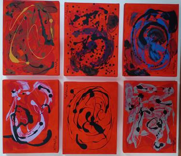 Original Abstract Expressionism Abstract Installation by Carlos Arturo Carvajal Castañeda