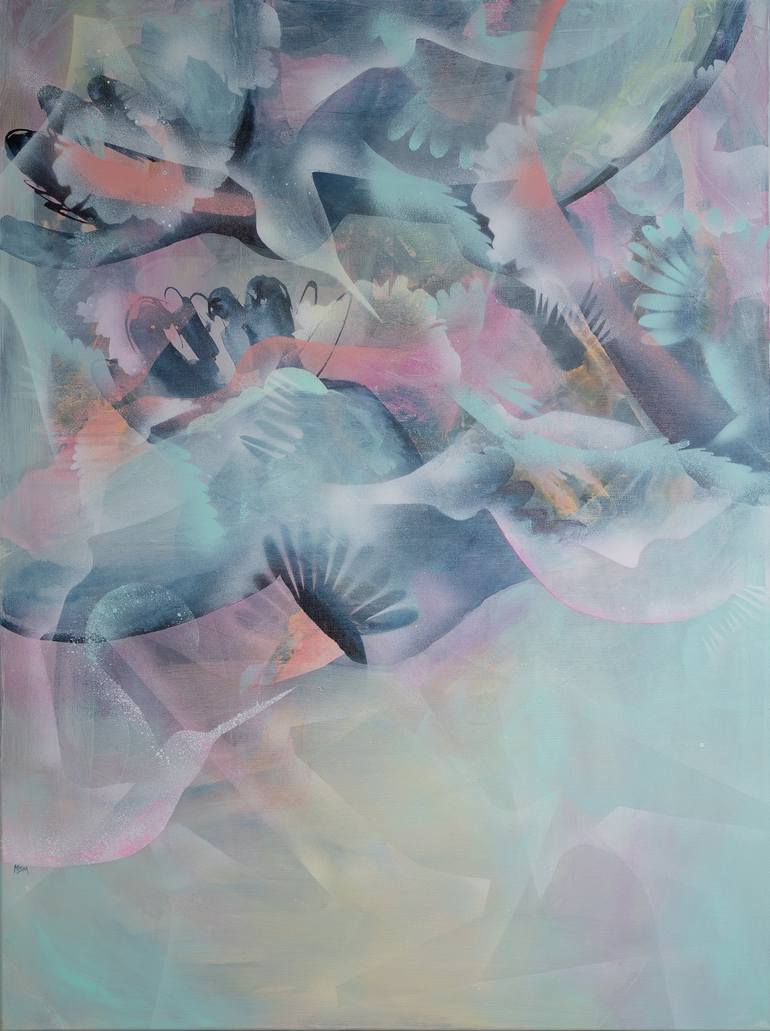 Original Abstract Expressionism Nature Paintings by Misha Cittadini