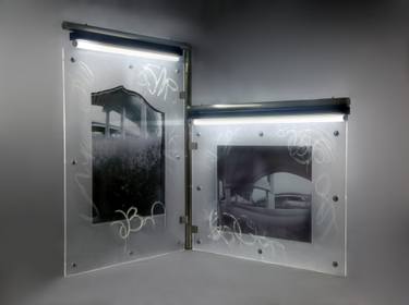 Original Contemporary Graffiti Mixed Media by Karen Brown