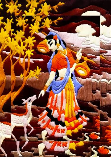 Original Folk Classical Mythology Installation by Anamika Modi