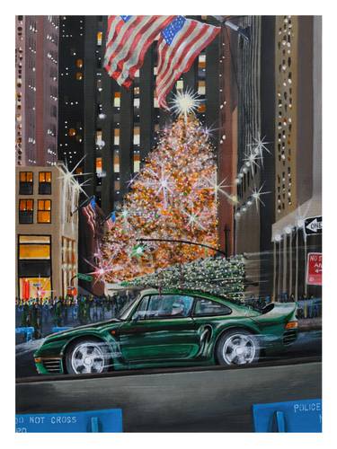 Original Street Art Car Printmaking by Wen Yu Liang
